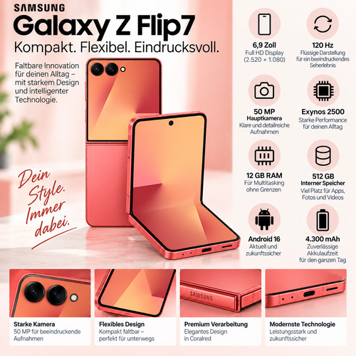 Samsung galaxy flip7 512gb - flip7,
